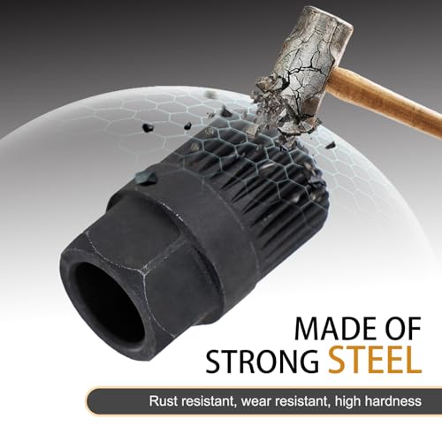 jokormo 1 peça de acessórios de polia de alternador de carro, material de metal impermeável, ferrame