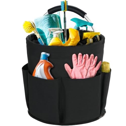 XPJYUA Bolsa Organizadorade Artículos 1 cesta organizadora de herramientas tela Oxford 600D con 6 compartimentos y un compartimento central grande