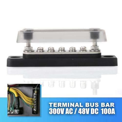 Bloc de distribution de courant 48V barre de collecte 100A - 6