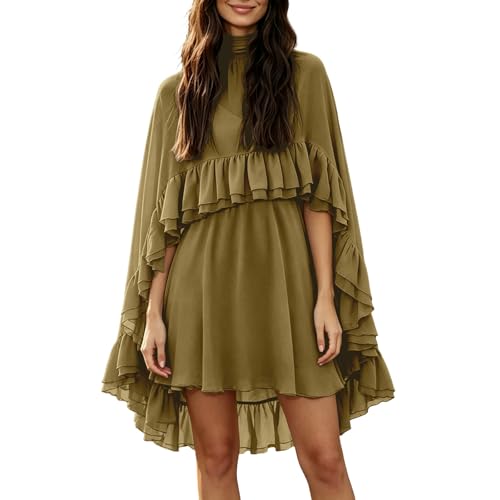 Robe en mousseline de soie élégante et tendance sans manches pour l'été