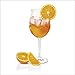 Produktbild Artland Qualitätsbilder I Wandbilder Selbstklebende Premium Wandfolie 100 x 100 cm Ernährung Genuss Getränke Cocktail Foto Orange D1HD Aperol Spritz Weinglas Scheibe Orange