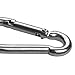 STARVAST 15 Pack Stainless Steel 1/4 in Spring Snap Hooks M6 x 2-3/8 inch Key Carabiner Clip Heavy Duty Non Locking Carabiner Keychain Quick Links Hammocks Hooks for Camping Hiking Swing Pet Leash
