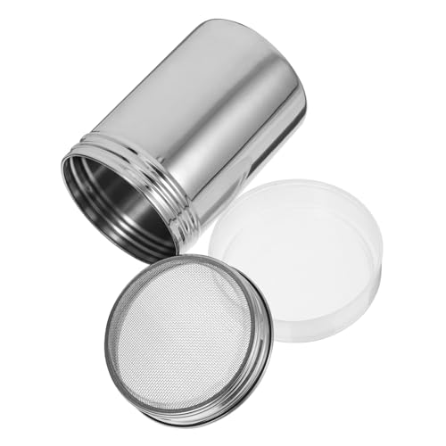 Holibanna Saupoudreuse à Mailles Fines pour Chocolat Sucre Et Cacao avec Couvercle Saupoudreur Réutilisable pour Poudre De Cacao Et Farine