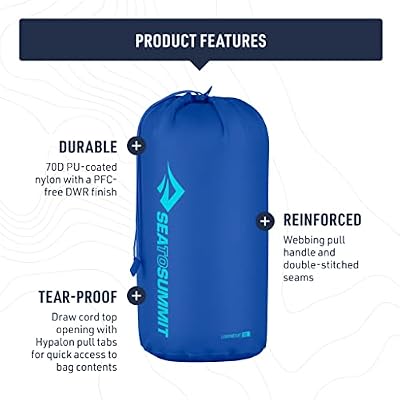 Sea to Summit Lightweight Stuff Sack, Durable Outdoor and Travel Storage