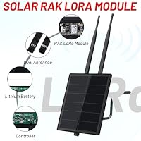 KEEPTEEN D5L Mesh Solar LoRa Repeater Built in RAKWireless 19007+4631 LoRa Modules Board compatible with Meshtastic Meshcore Node Devices,868mhz Antenna SolarPanel Built in Battery Controller – Ansicht 2