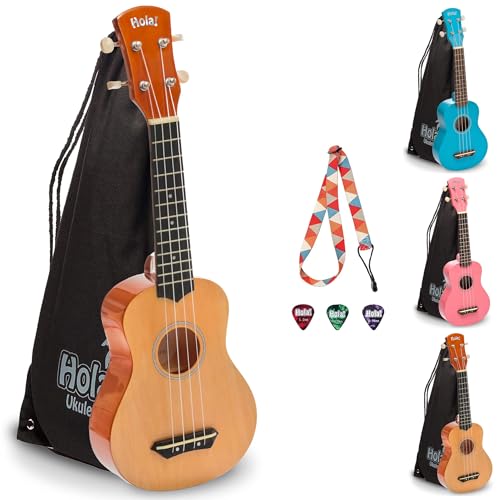 Miloll Ukulele for Beginners - Maple Body, Aquila Strings