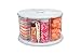 Deflecto Rotating Carousel Craft Storage Organizer, 360 Spin, 6-Canister Configuration, Clear, White Lids, 11 1/8"W x 6 5/8"H x 11 1/8"D (3900CR)