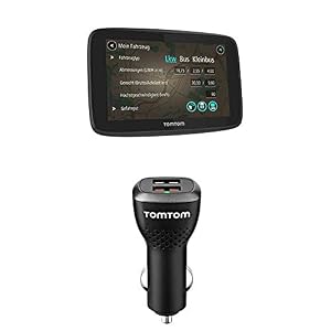 TomTom GO Professional 6200 LKW-Navigationsgerät (Updates über Wi-Fi, 15,2 cm (6 Zoll), Smartphone-Benachrichtigungen…