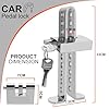Heavy Duty Car Pedal Lock Anti Theft Device Stainless Steel Adjustable Brake and Clutch Pedal Lock Security System with 3 Keys Universal Car Van Truck Vehicle Security Lock #1
