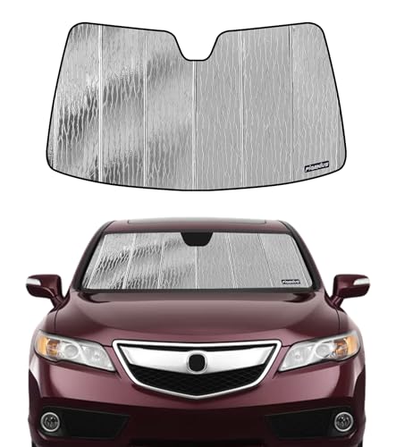 Pigenius Windshield Sunshade for Acura RDX 2013-2018 No Camera, Reversible Silver/Black