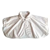 ノーブランド品 ふわもこ シープタッチ ボア ポンチョ ルームウェア (ワッフルボア・アイボリー)