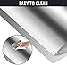 304 Stainless Steel Drop-in Deal Tray Brushed Finish for Cash Register Window : Office Products,16x10x1.6