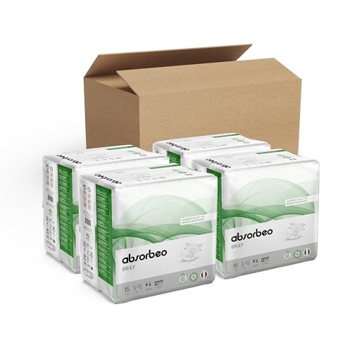Protection incontinence moyenne jetable et respirante Absorbeo XL 4x15