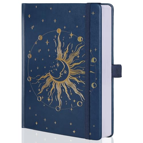 Journal à pois Sun Moon pour noter vos pensées en voyage et au travail