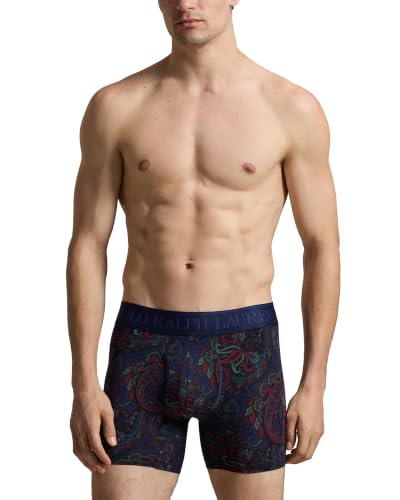 Image of POLO RALPH LAUREN Men's Underwear Boxer Briefs Pack, 3-Pack, 4D Flex Cooling Microfiber Underwear, Wicking Boxer Briefs