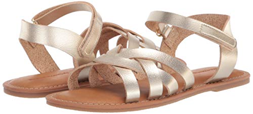 Amazon Essentials Unisex-Child Strappy Sandal, Gold, 1 Youth Us Little Kid #TOP5