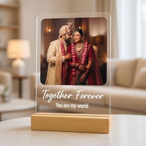 Tresneria Acrylic Customized Photo, Text Plaque | Personalized Ph...