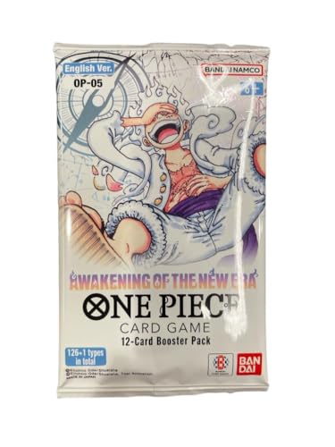 HEART FOR CARDS One Piece - Awakening of The New Era - Booster Pack OP05 - Inglés - Embalaje original + Heartforcards protección de envío (1 paquete de refuerzo)