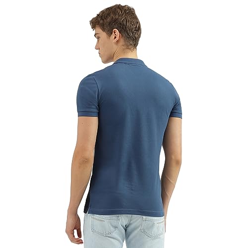 Image of United Colors of Benetton Men's Cotton Solid Regular Fit Polo Shirt