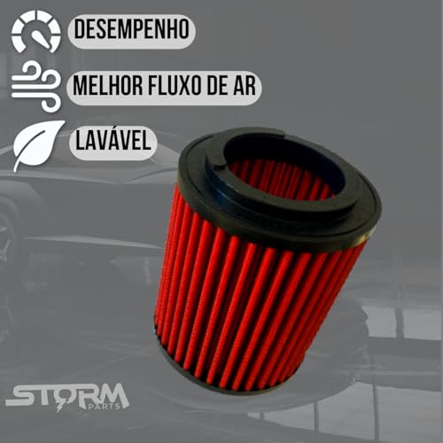 Filtro de Ar Esportivo Cruze motor 1.4 Turbo Ano 2016 A 2023 Lt Ltz Premier Sport6 Rs Lt LTZ Sedan R