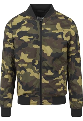 Veste bomber light camo Urban Classics pour un look streetwear masculin authentique