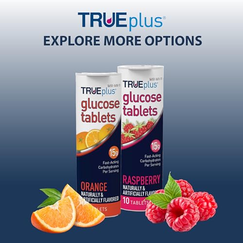 TRUEplus Raspberry Glucose Tubes
