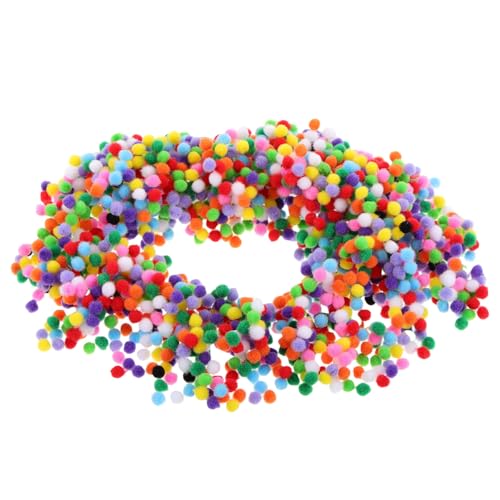 5000 Pompones de 5mm Hemobllo de Felpa con Colores Surtidos para Manualidades