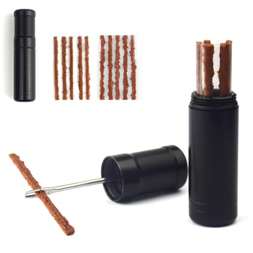 Norhogo Strumento per Pneumatici per Bicicletta, Forature per Pneumatici per Bici con 10 Pezzi di Pancetta e alesatore per Foratura per Riparazione Pneumatici Accessori Professionali