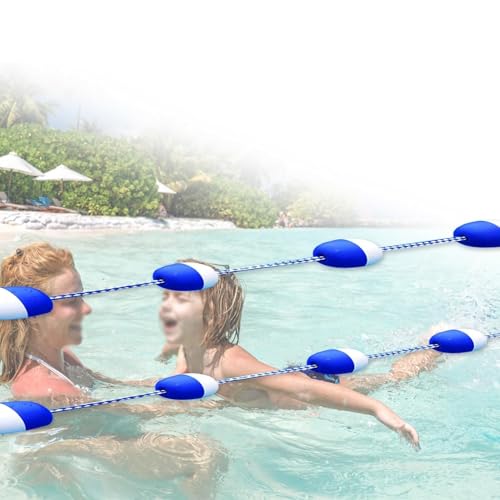 Kit de corde de piscine 7m haut de gamme avec flotteurs de sécurité durables