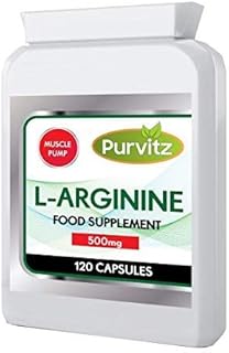 L-Arginine HCL 500mg Argi 120 Capsules L Arginine Nitric Oxide Increase Pump UK Amino Acid Supplement Rapid Release Capsule