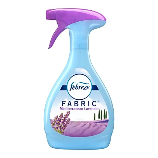 Febreze Fabric Refresher Spray, Odor Eliminator for Strong Odor, Mediterranean Lavender Scent, 27 fl oz