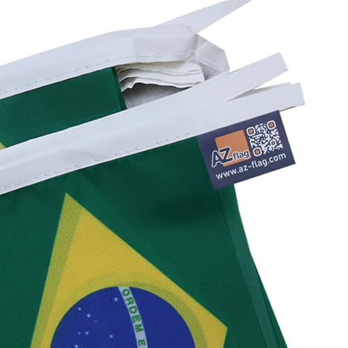 Image of AZ FLAG Boxing Kangaroo 6 meters BUNTING Flag 20 flags 9'' x 6'' - Australian national symbol - Australia STRING flags 15 x 21 cm