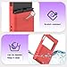 FIOPAZ Silicone Case for Trimui Brick Retro Handheld Game Console, Soft Skin Cover for Trimui Brick Accessories, Anti-Scratch Washable TrimuiBrick with Lanyard (Red)
