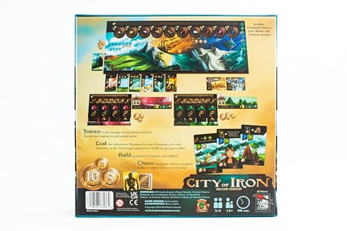 City of Iron: Segunda Edición | Juego de Mesa Estratégico de Construcción de Mundos | Máquinas, Magia y Dinero | 2-4 Jugadores | +13 Años | 90–120 Minutos | Red Raven Games miniatura 5