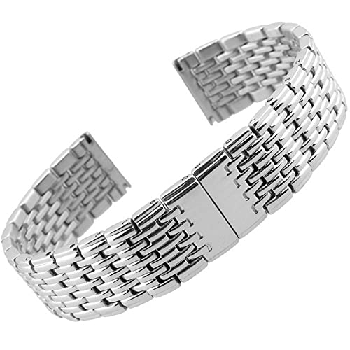 Sangle en acier inoxydable 13mm 18mm 20mm 22mm pour montre homme femme