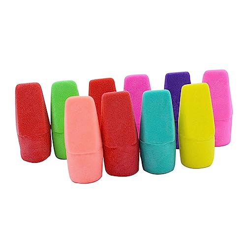 HOLIDYOYO 100個 入りカラフル筆消し 学生向け文房具 ソフト素材 携帯便利 小学生女子喜ぶプレゼント ランダムカラー ランダムカラー