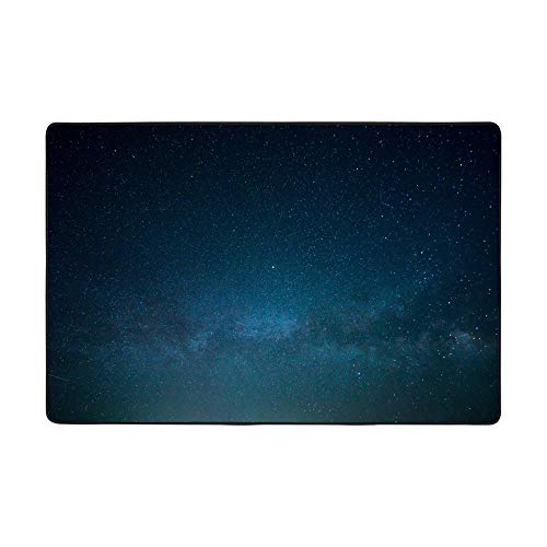 Tapis galactique en velours corail doux et grand format pour chambre