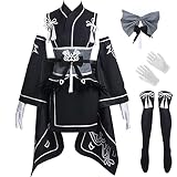Lmetsky Women Costume Outfit Dress UniformMaid Halloween Women