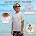Kanu Surf Toddler Boys Short Sleeve UPF 50+ Rashguard Swim Shirt, Solid White, 4T