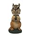 Animal Den Chipmunk Bobblehead Figure Statue Gift for Car Dashboard