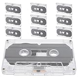 Qualité audio : la cassette vierge garantit une excellente qualité sonore pour les enregistrements de parole, de musique ou de voix. cassettes audio vierges pour l’enregistrement. décorations en forme de cassettes audio