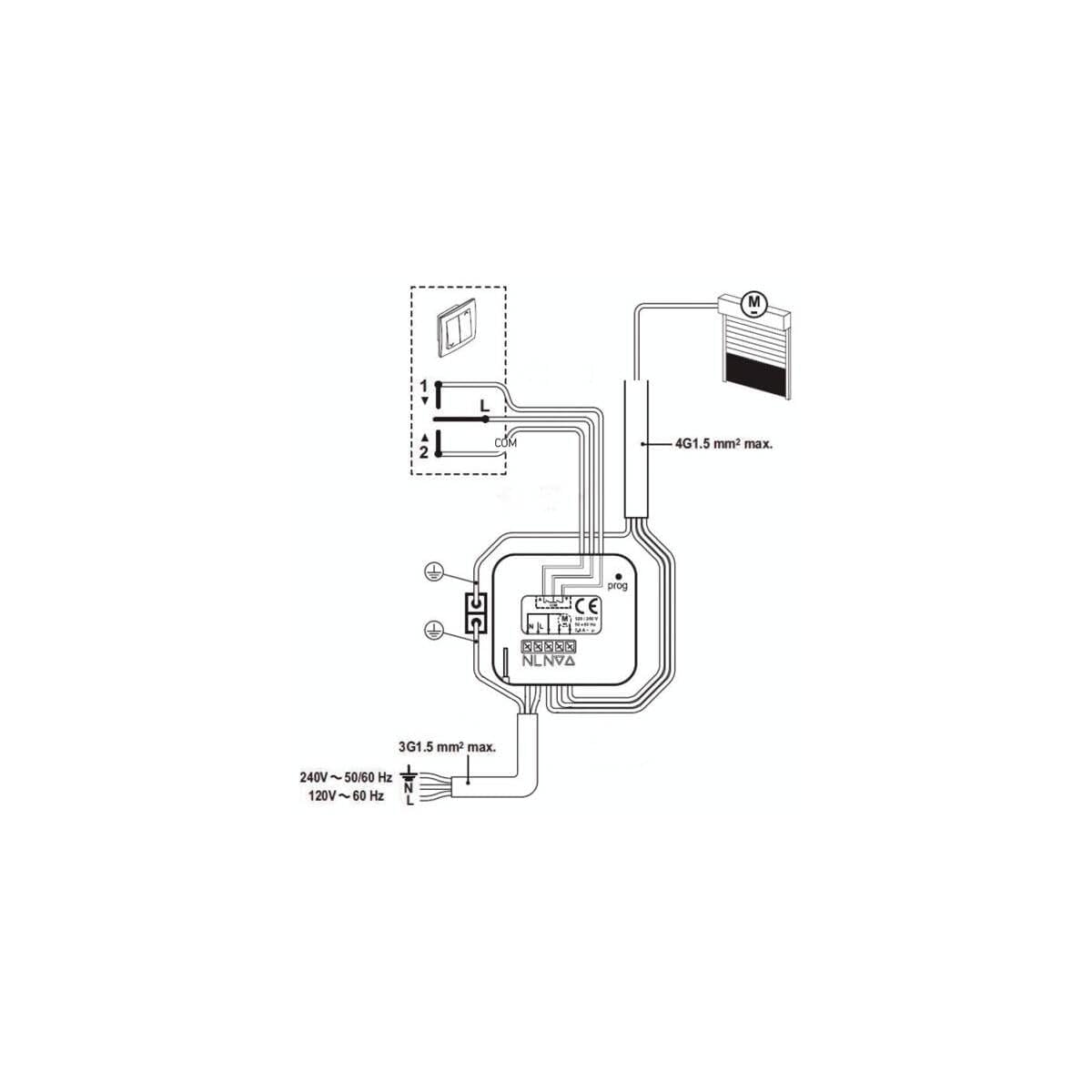 micro recepteur rts - pour volet roulant filaire - somfy 1811244