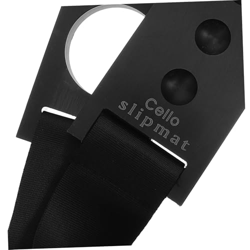 Ancre de violoncelle antidérapante avec sangle de performance réglable noire