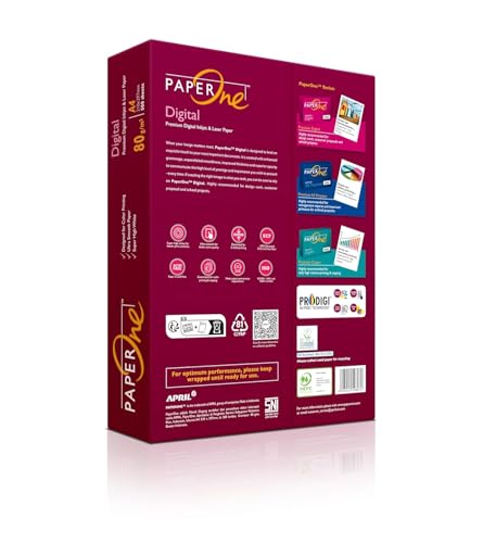 Image of inchPaper One A4 Size Copier Paper 100 GSM - 500 Sheets Per Ream High Brightness, Thick Multipurpose Printing, Jam-Free, Acid-Free - Office, School, Home - Compatible for Laser, Inkjet, Copier, Fax