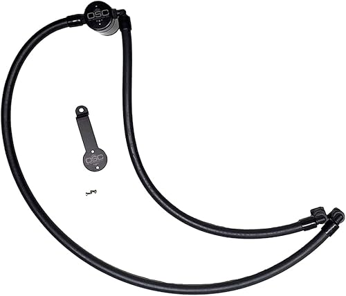 J&L Separador de aceite Co. Separador de aceite 3.0 compatible con Wrangler JL 2.0L 2018-2024 lado del conductor (negro)