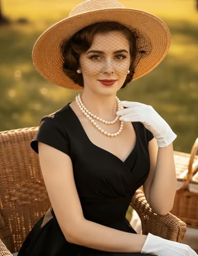 Image of Bbonlinedress Women Short 1950s Retro Vintage Cocktail Party Swing Dresses
