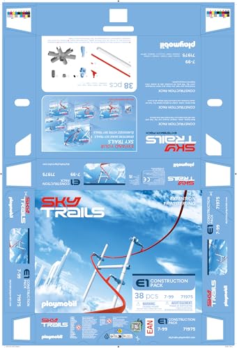 Sky Trails | Construction Pack | Jouets de Construction & Set d'accessoires à Construire | Crée Ton Propre Monde Sky Trails personnalisé et Plein d'imagination | 71975 - vue 8