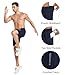 Kinglaman 5 Pack Mens Athletic Gym Workout Shorts with Zipper Pockets Quick Dry Basketball Running Lightweight Shorts 3 Black 1 Blue 1 Gray XX-Large