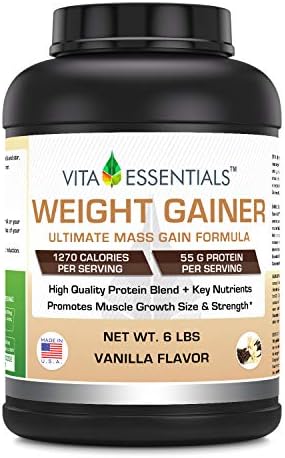 Vita Essentials Weight Gainer, Vanilla Flavor, 6 Pound