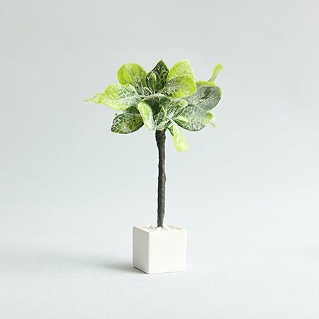 Amazon Luottus ミニ 鉢植え 人工観葉植物 1 12 1 6 置物 ミニチュア用 モデル アクセサリー 小物 雑貨 ドールハウス Diy手作り おもちゃ ドールハウス用 装飾用 箱庭用 かわいい B 家具 おもちゃ